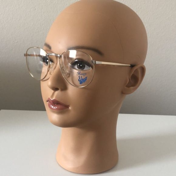 🆕 Antique Gold Retro eyeglasses by Riccione💥 - Picture 15 of 15